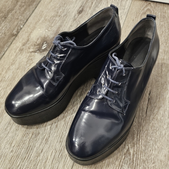 Robert Clergerie Black Platform Shoes - Picture 6 of 15